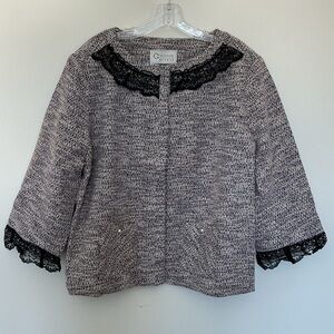 Tweed Lace Suit Jacket - Size 3X - NWT, C. Wonder by Christian Siriano Runway